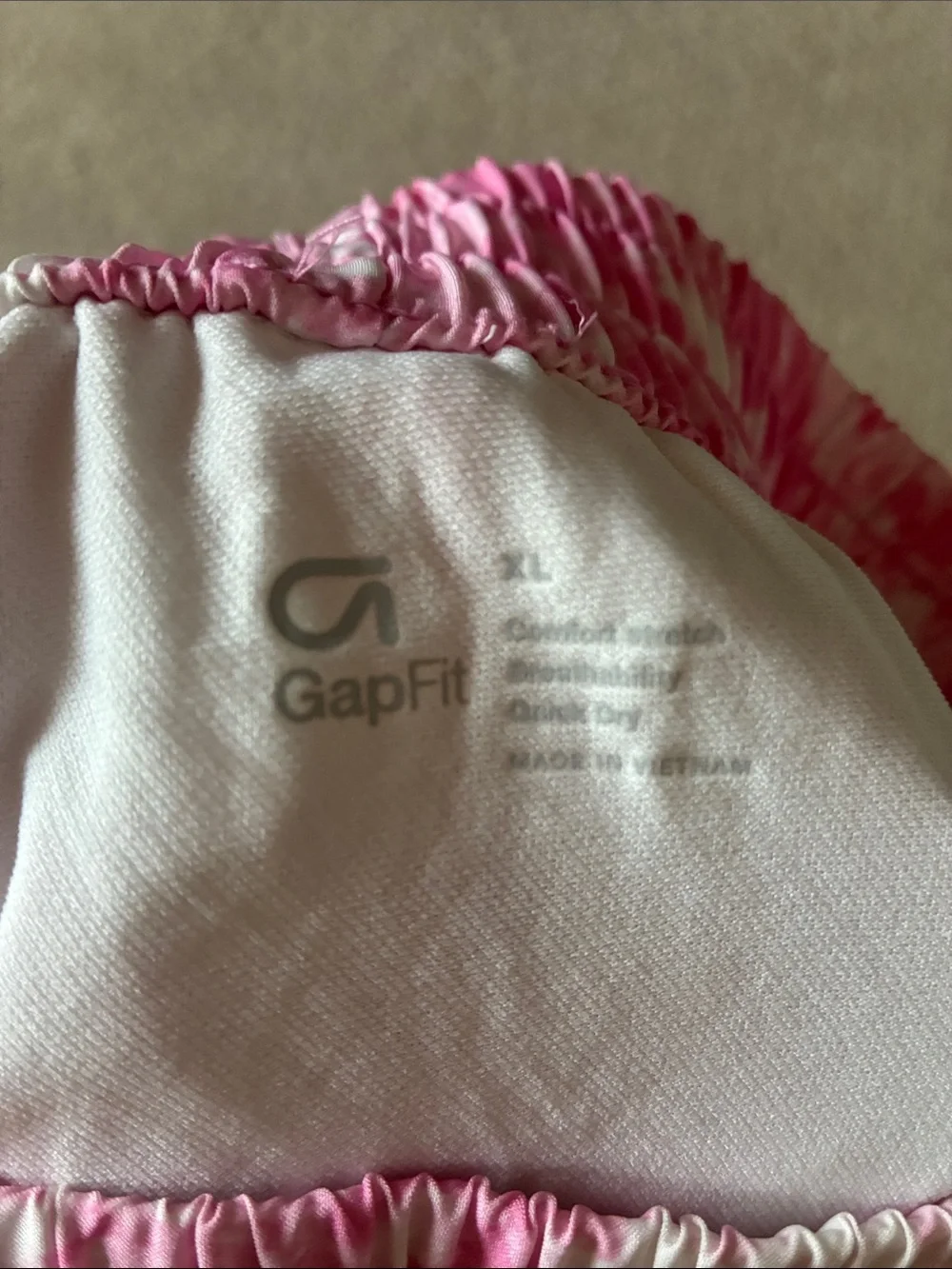 GAP Pink Tie-Dye Athletic Shorts